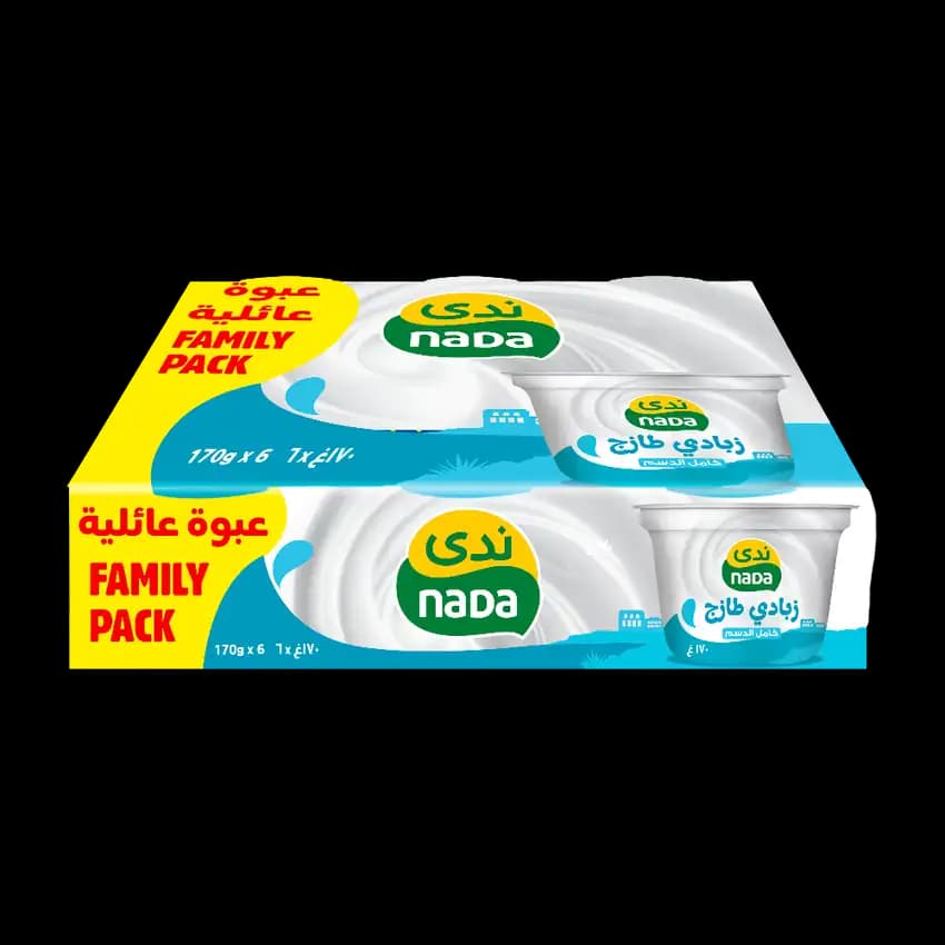 Nada Full Fat Natural Yoghurt 6 x 170g