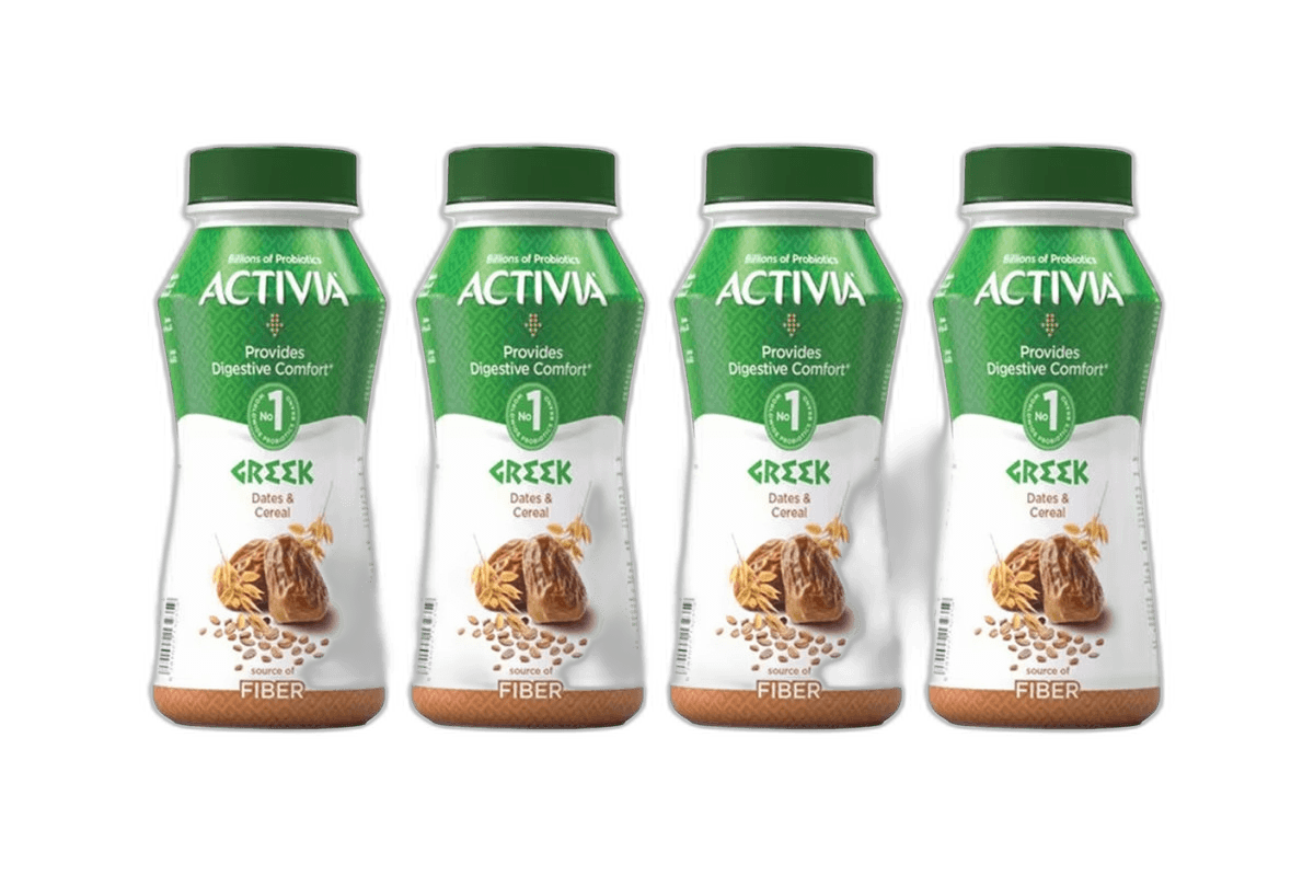 Activia Greek Drink 4 x 180 ml Date & Cer