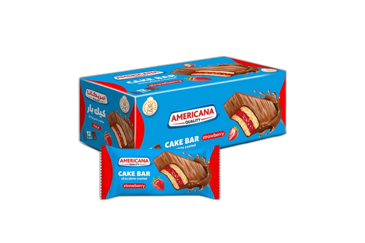 Americana Chocolate Strawberry Cake 12 x 35 g