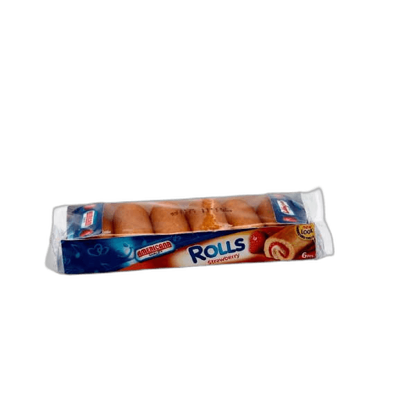 Americana Strawberry Mini Rol 120 g