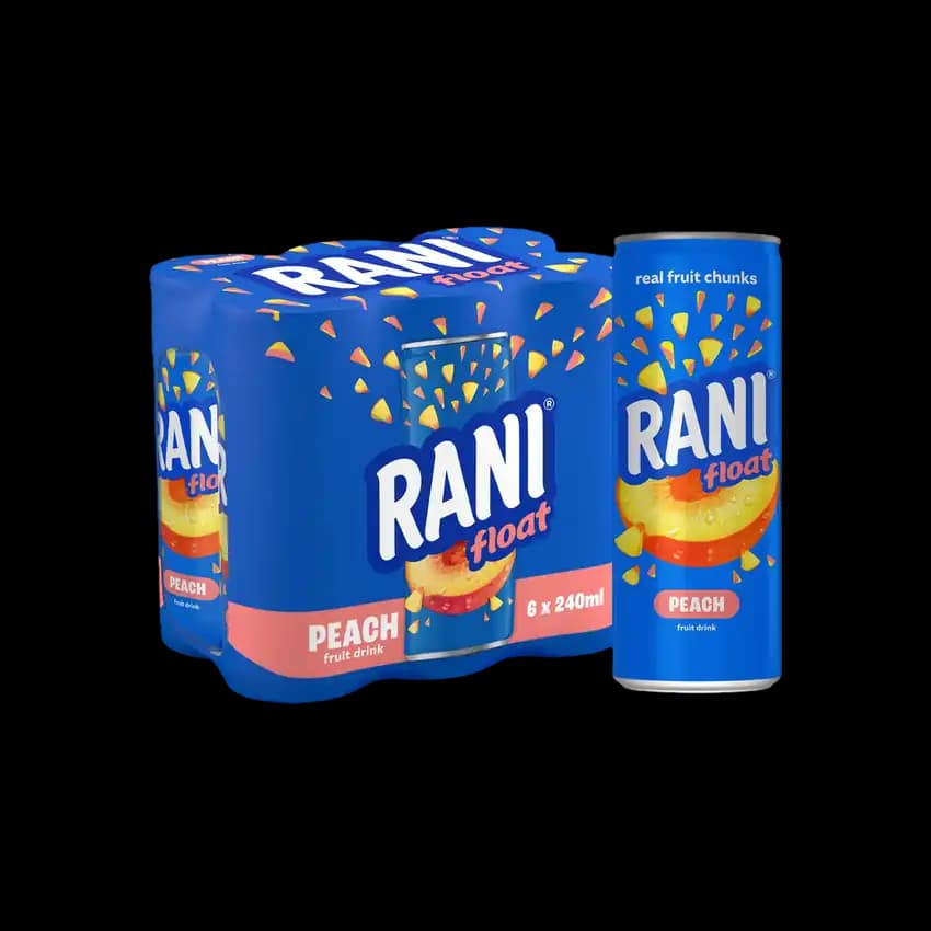 Rani Juice Peach Float 6 x, 240ml