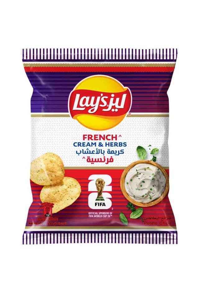 Lays French Cream & Herbs 45g