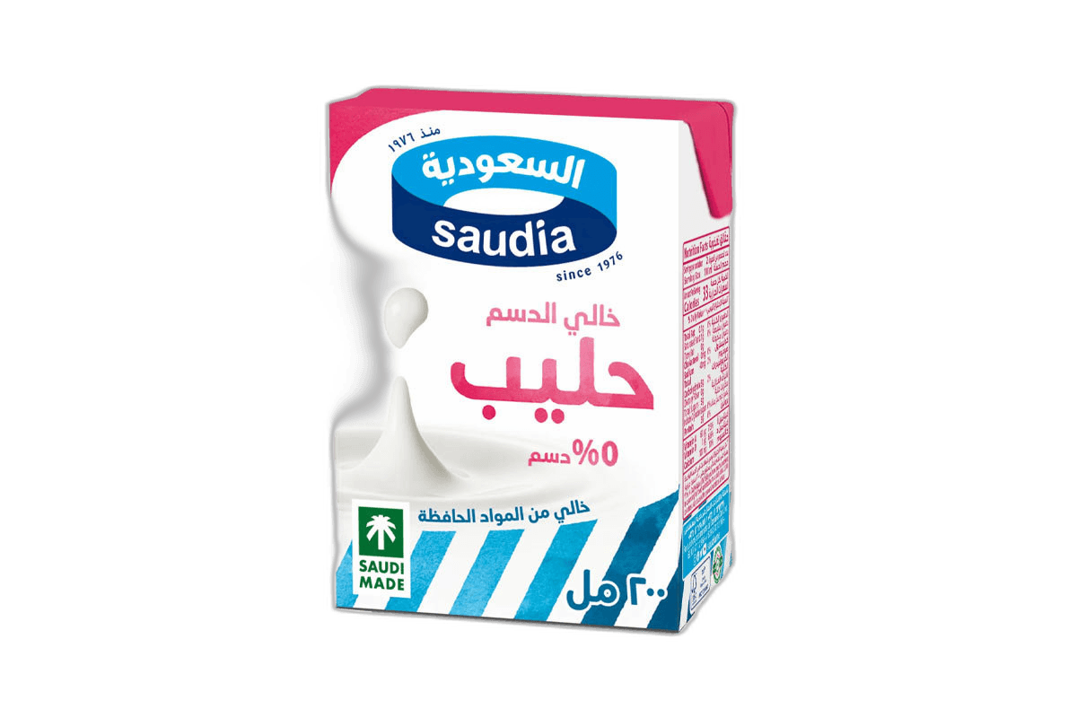 Sadafco Saudia Skimmed Milk 200 ml