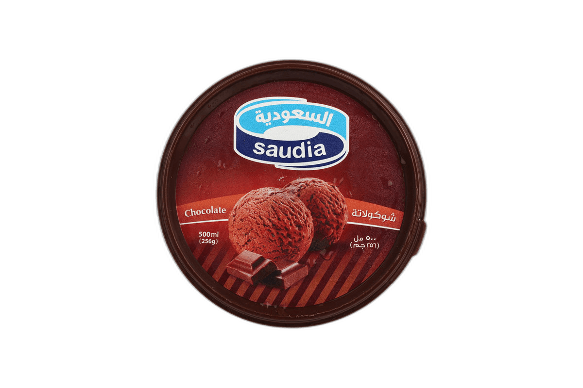 Saudia Chocolate Ice Cream 500 ml