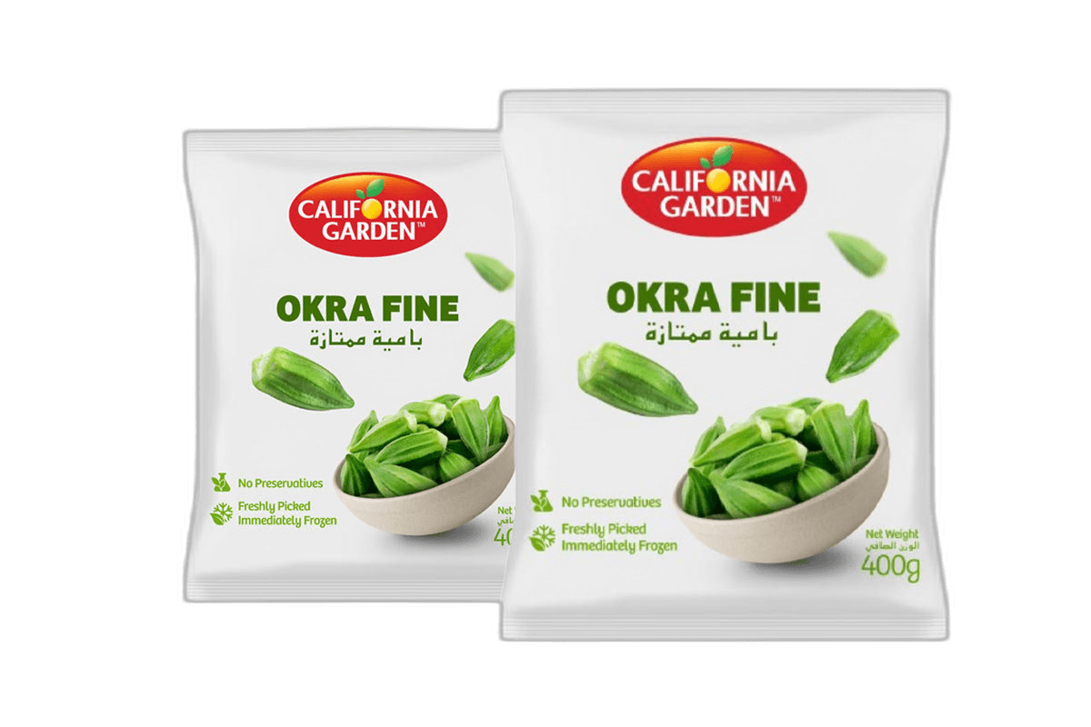 California Garden Okra Fine 2 x 400 g