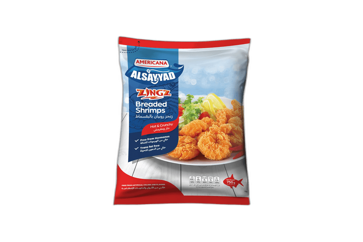 Zings Breaded Shrimps 750 g
