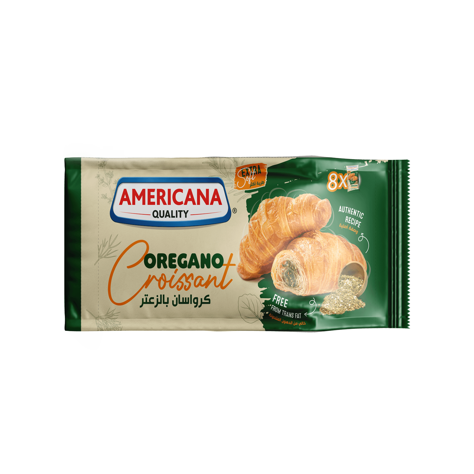 Amr Soft Oregano Croissant Trans Fat Free 65 g