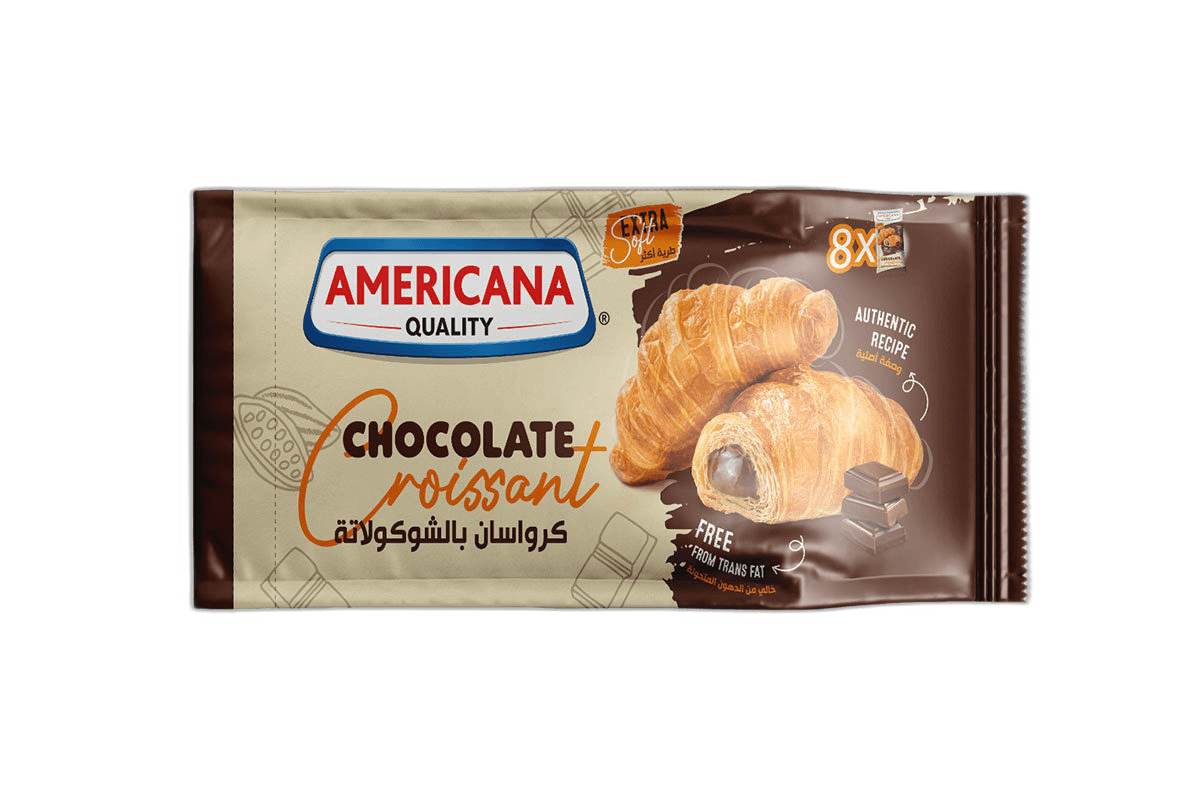 Amr Soft Chocolate Croissant Trans Fat Free 8 x 65