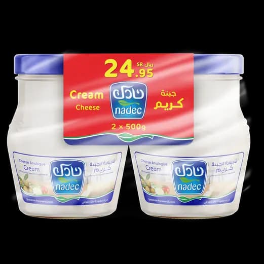 Nadec Cream Cheese Jar 2 x, 500g