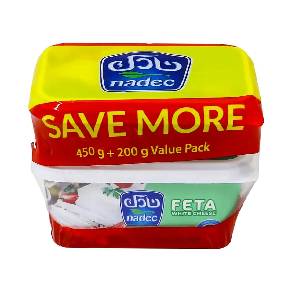 Nadec Feta Cheese, 450g + 200g