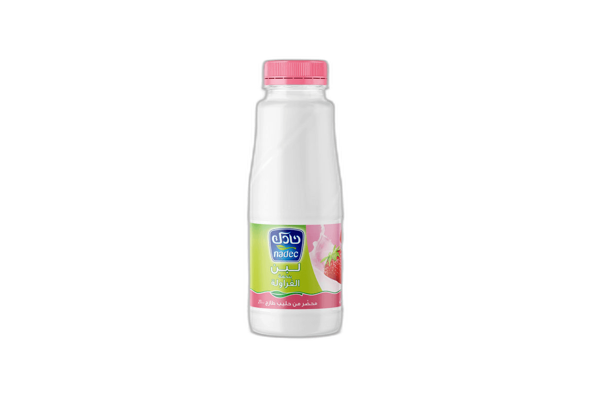 Nadec Strawberry Flavoured Laban, 340ml
