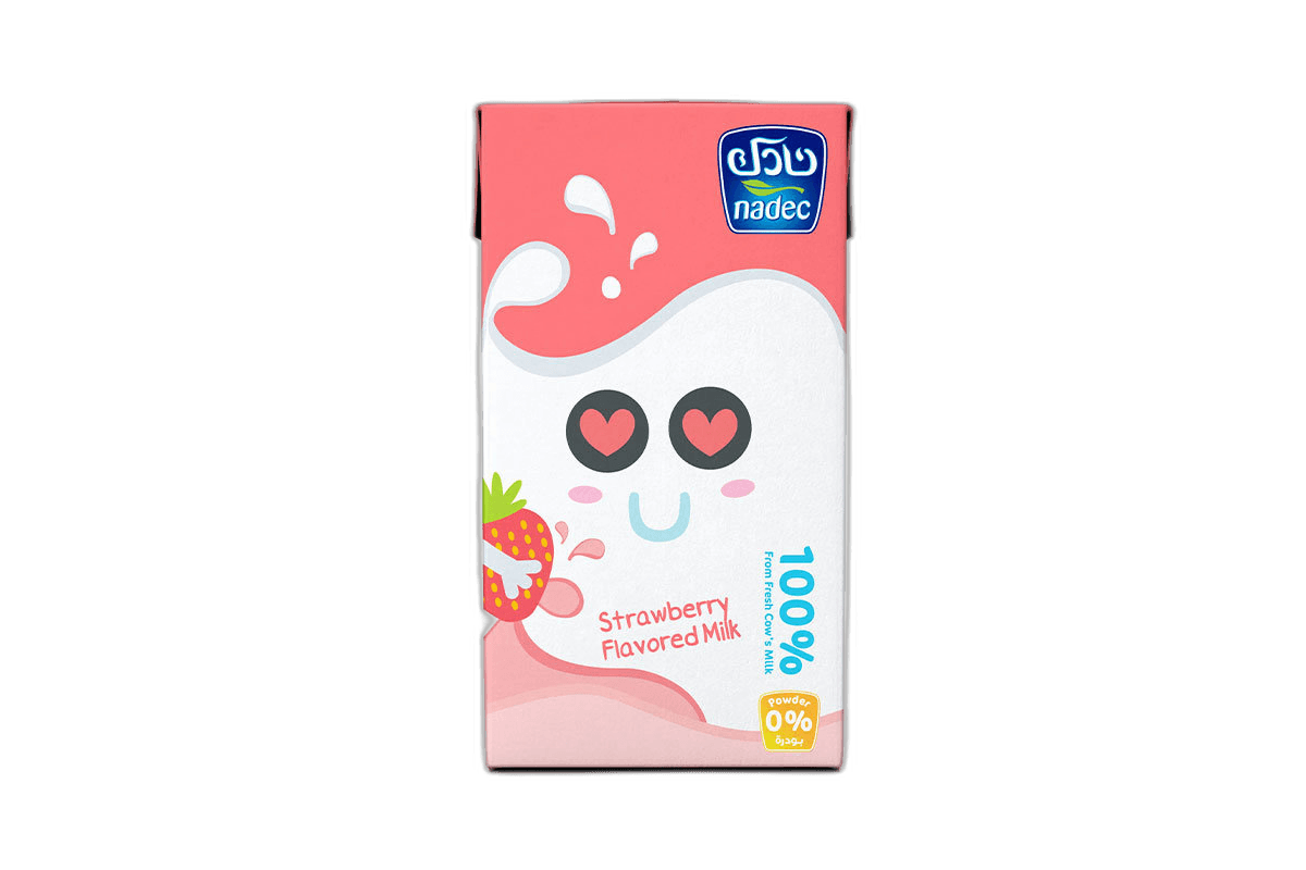 Nadec Strawberry Milk, 125ml