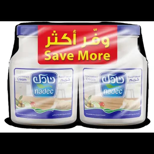 Nadec Cream Spread Jar Cheese 2 x, 900g