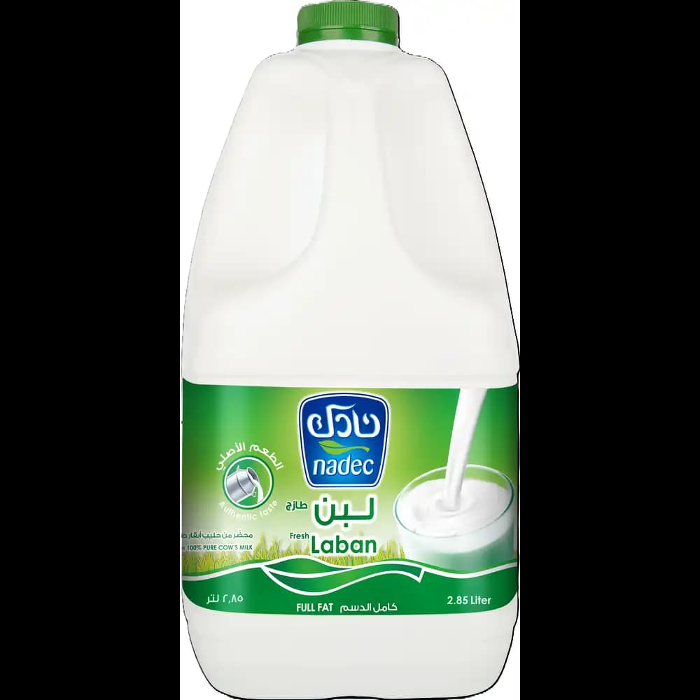Nadec Fresh Full Fat Laban, 2.85L