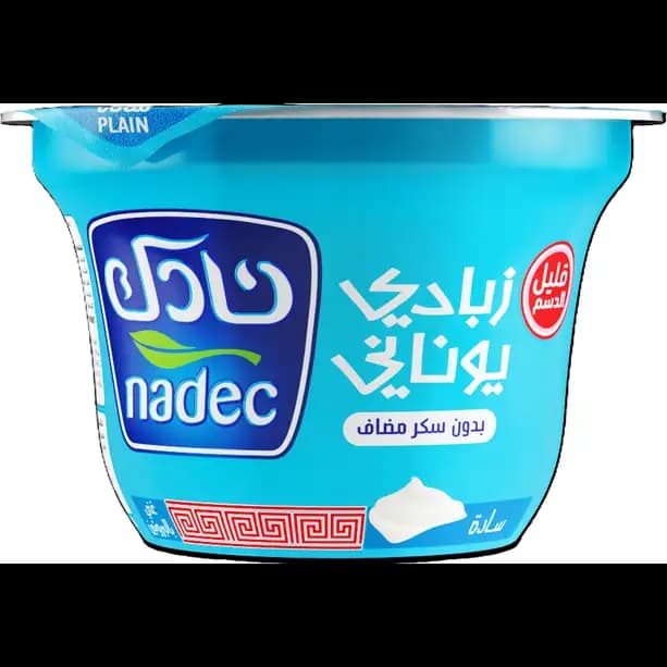 Nadec Yoghurt Plain Low Fat Greek, 160g