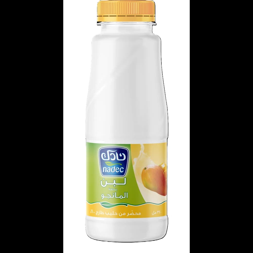 Nadec Flavored Laban Mango, 340ml