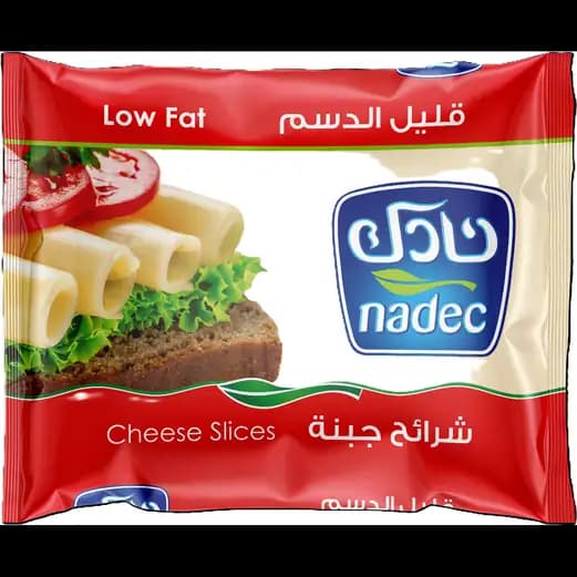 Nadec Low Fat Sliced Cheese, 200g
