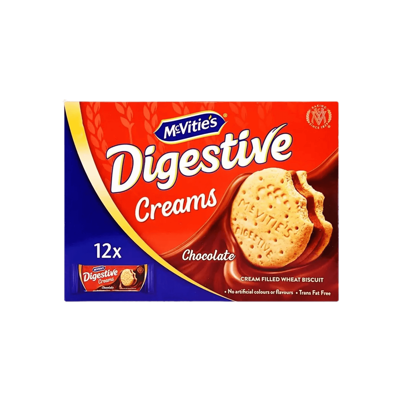 Mcvities Digestive Cream Chocolate 12 x 40 g