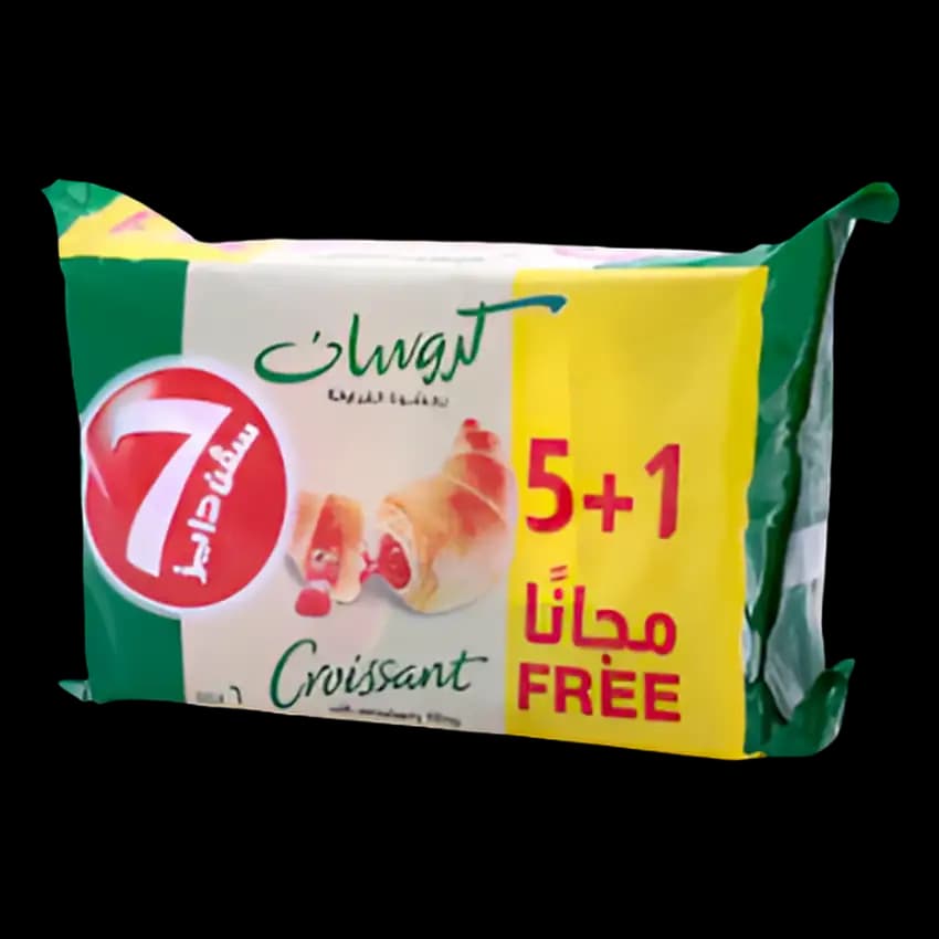 7days Midi Strawberry Croissant 6 x, 55g