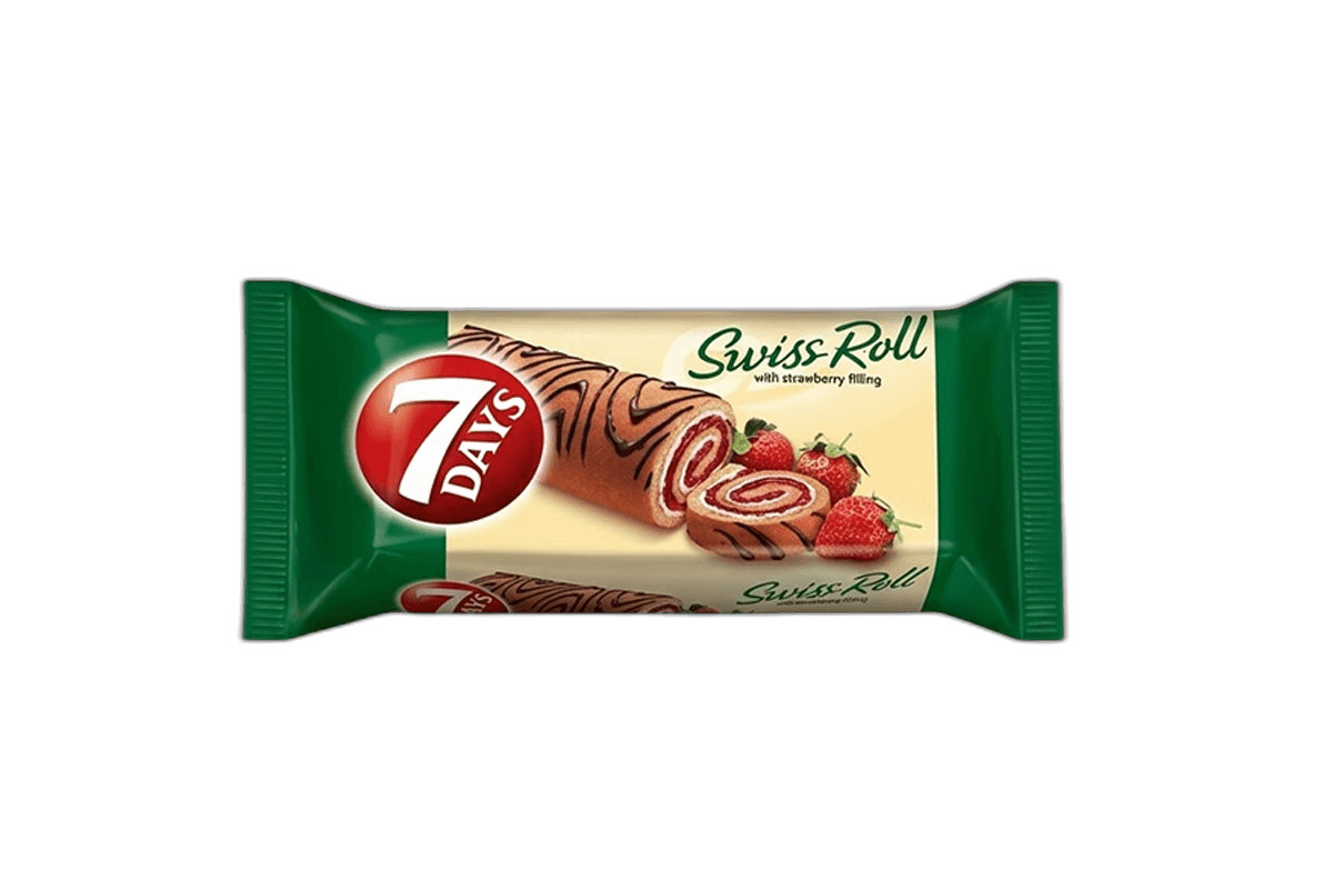 Lusine 7 Days Strawberry Swiss Roll 20 g