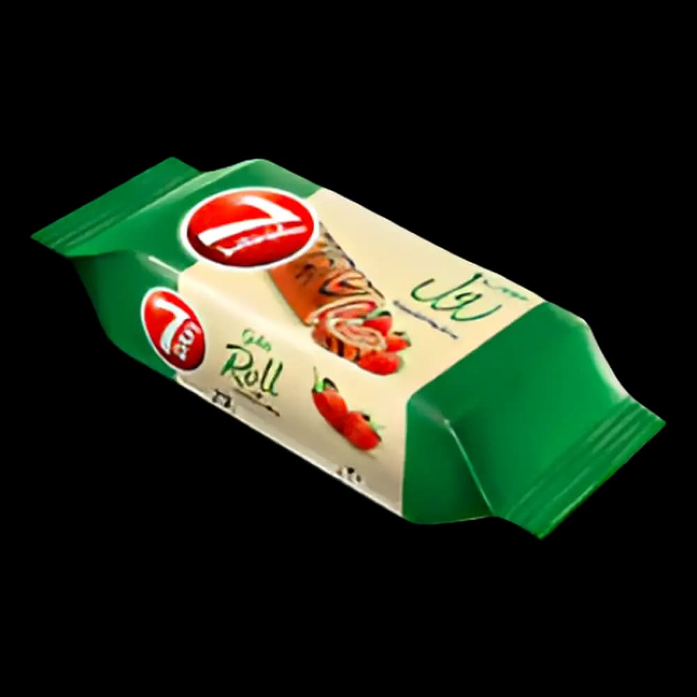 Lusine 7 Days Strawberry Swiss Roll, 20g