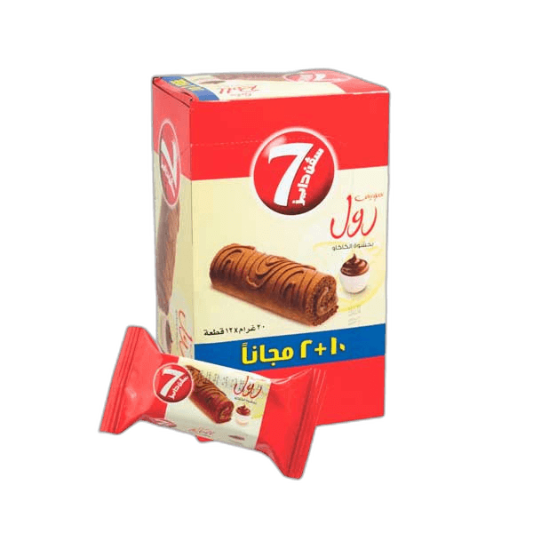 7 Days Mini Vanilla Swiss Roll 12 x 20 g