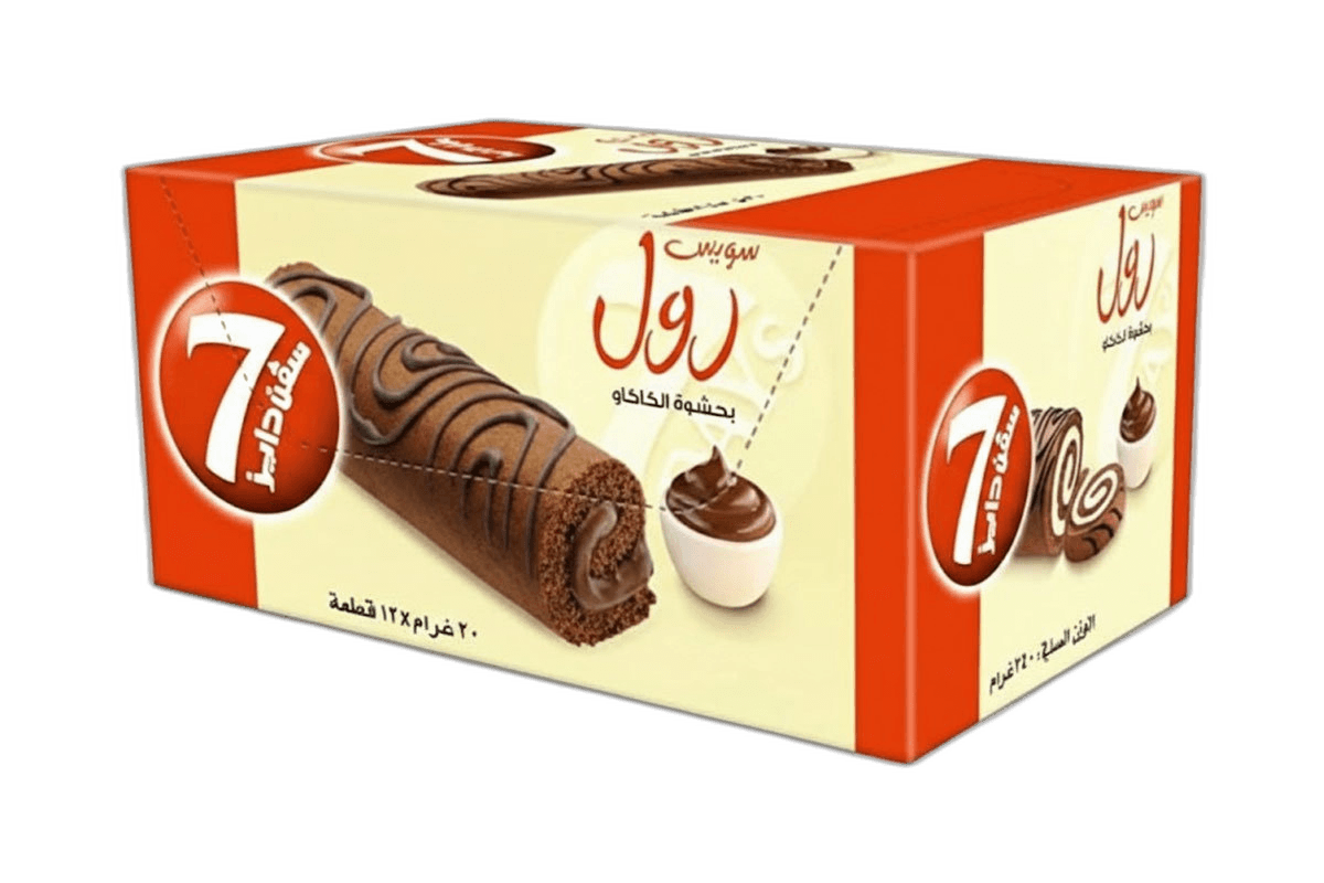 7days Mini Chocolate Swiss Roll 12 Pack * 20 g