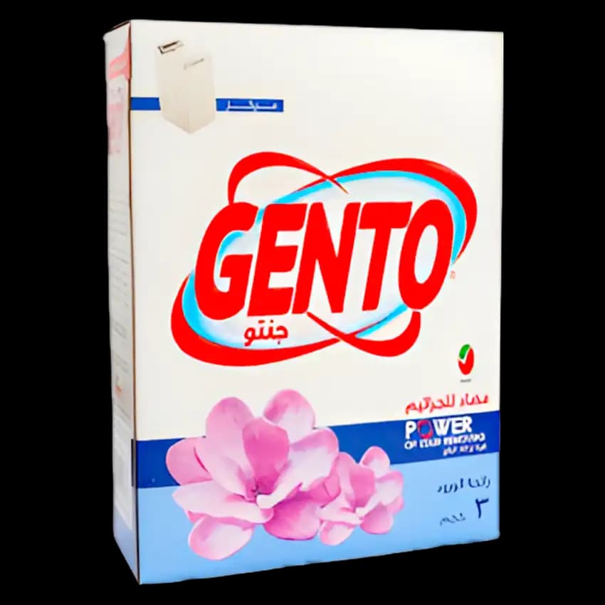 Gento Detergent Powder High Foam Scent Rose, 2.25kg