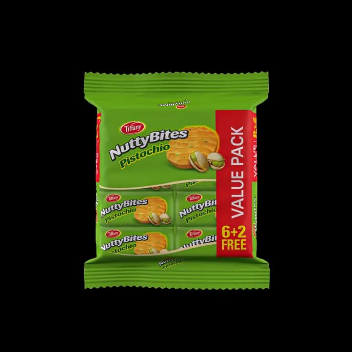Tiffany Nutty Bites Pistachio 8 x, 72g