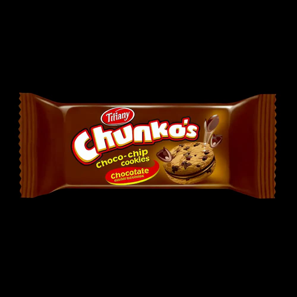 Tiffany Chunkos Chocolate Cream Cookies, 43g