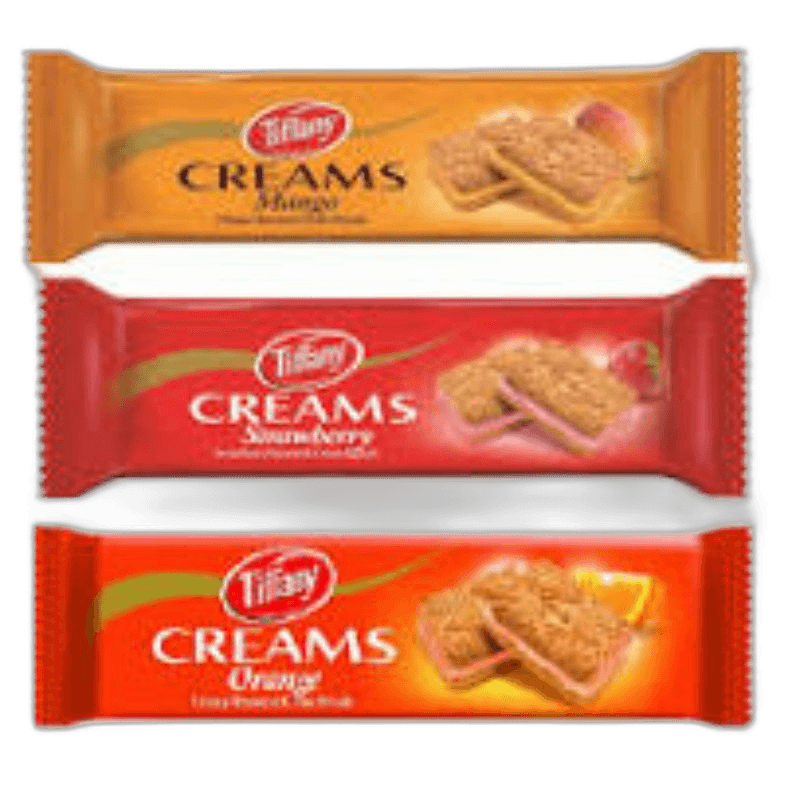 Tiffany Cream Biscuit 18 x 80 g