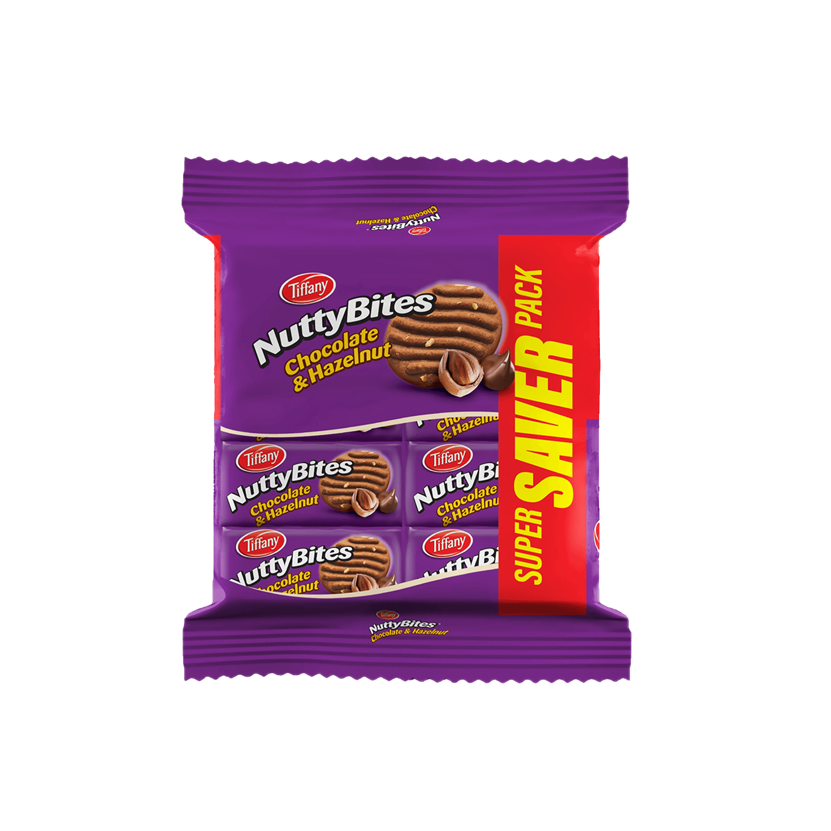 Tiffany Nutty Bites Chocolate Hznut 8 x 72 g