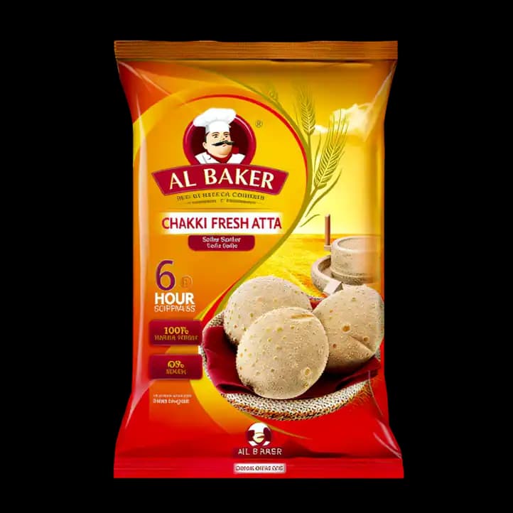 Al Baker Chakki Fresh Atta, 5kg Bag