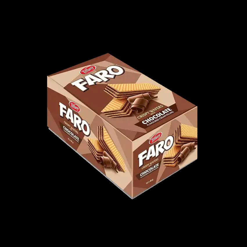 Tiffany Wafer Faro Chocolate 12 x, 40g