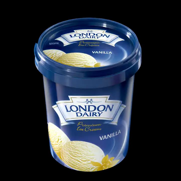 London Dairy Prm Vanilla Ice Cream, 500ml