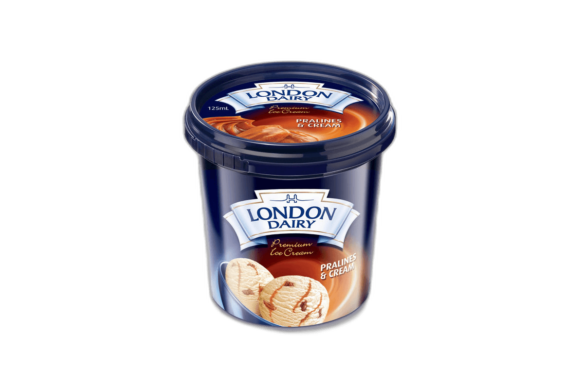 London Dairy Praline and Cream Cup 125 ml
