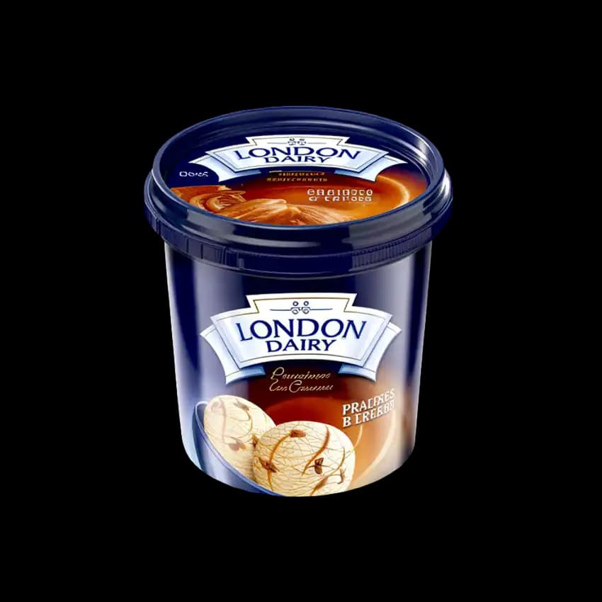 London Dairy Caramel Crunch Cup, 150ml
