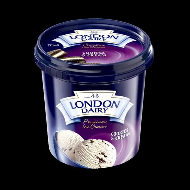 London Dairy Cookies and Cream Cup, 125ml