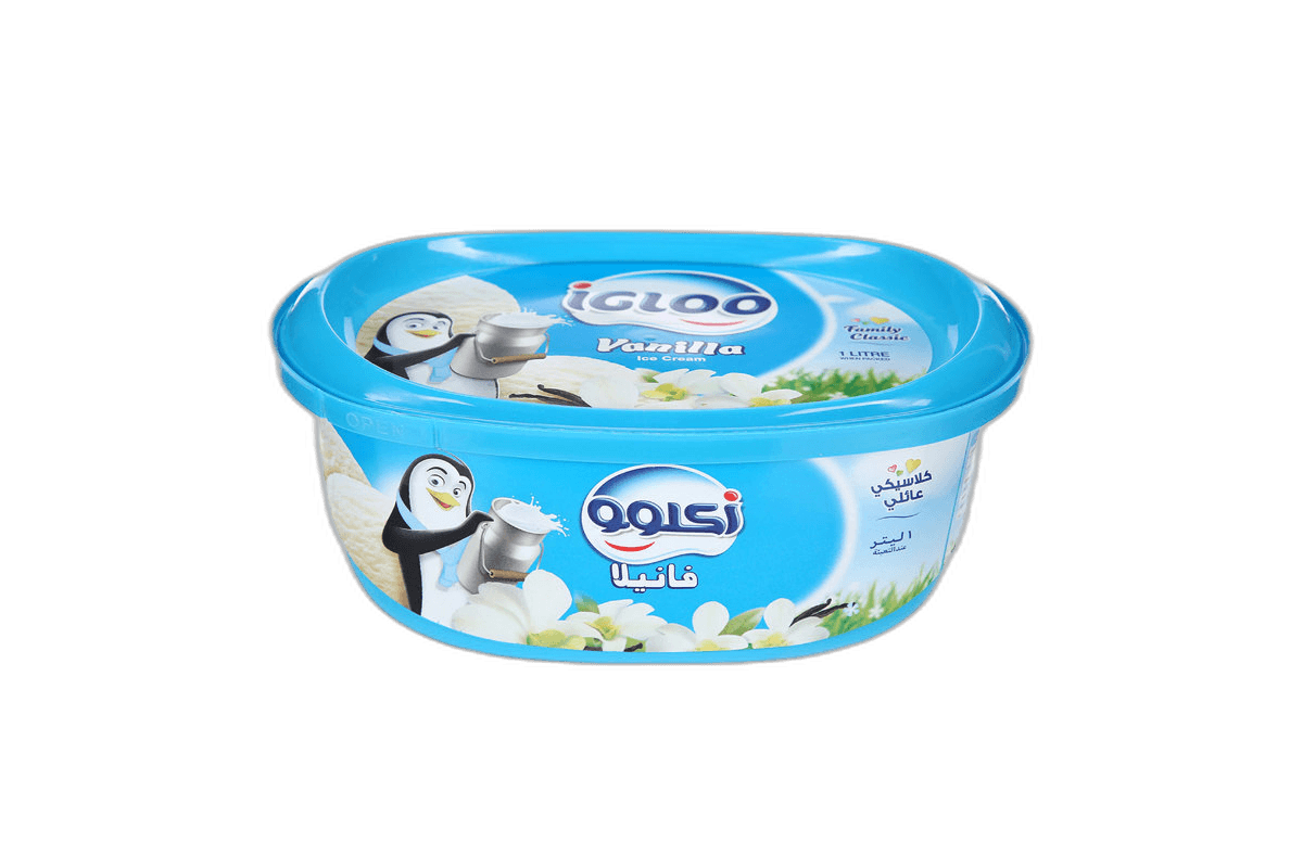 Igloo Vanilla Ice Cream, 1L