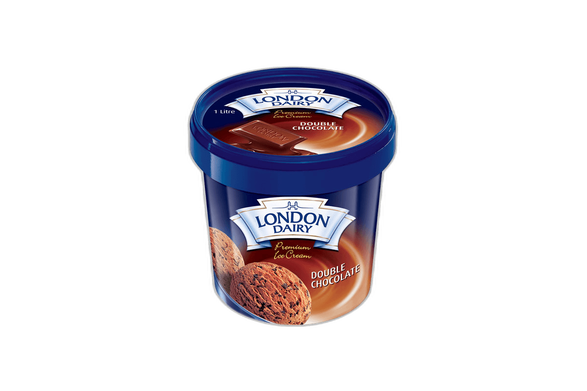 London Dairy Double Chocolate Ice Cream 1 L