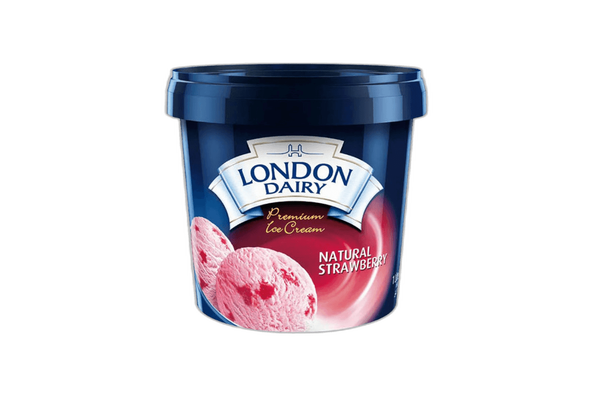 London Dairy Strawberry Ice Cream 1 L