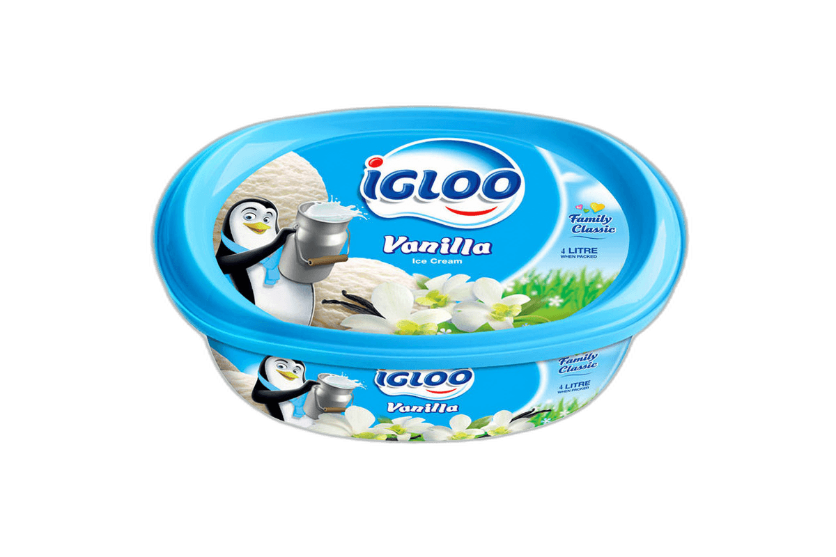 Igloo Vanilla Ice Cream 4 L