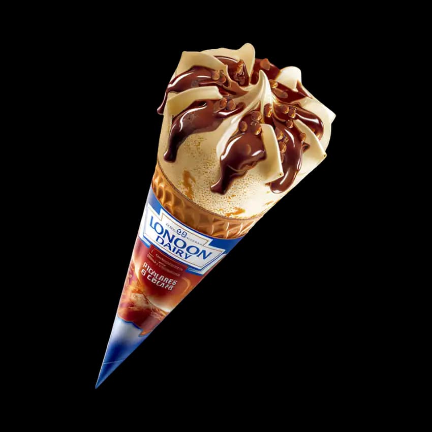 London Dairy Praline and Cream Cone, 120ml