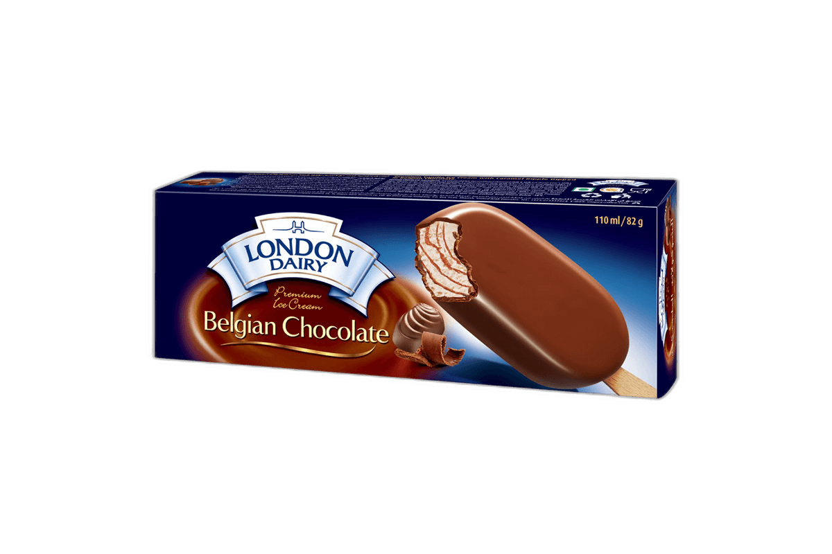 London Dairy Belgium Chocolate Stick Ice Cream 110 ml