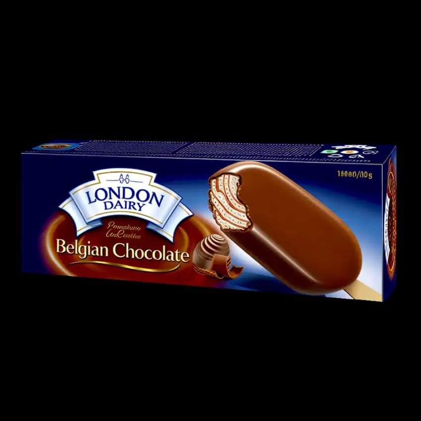London Dairy Belgium Chocolate Stick Ice Cream, 110ml