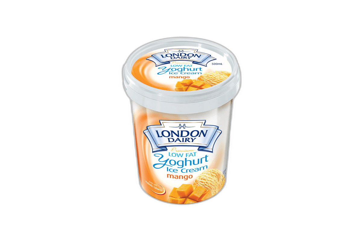London Dairy LF Yoghurt Mango Ice Cream 500 ml