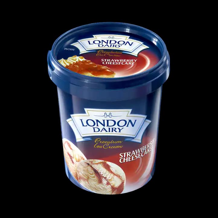 London Dairy Strawbery Cheese Cake Ice Cream, 500ml