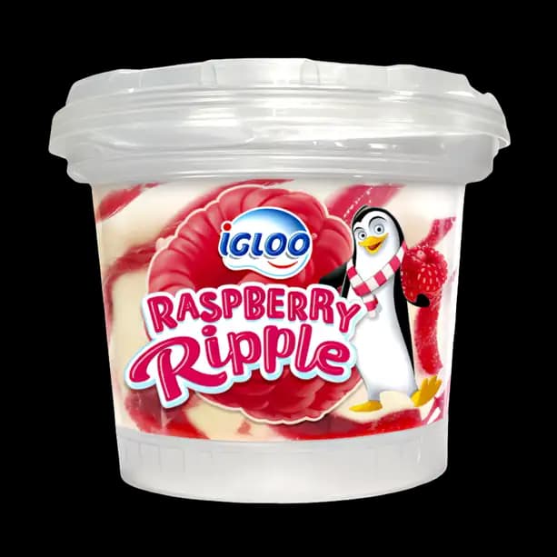 Igloo Raspberry Ripple Ice Cream, 150ml