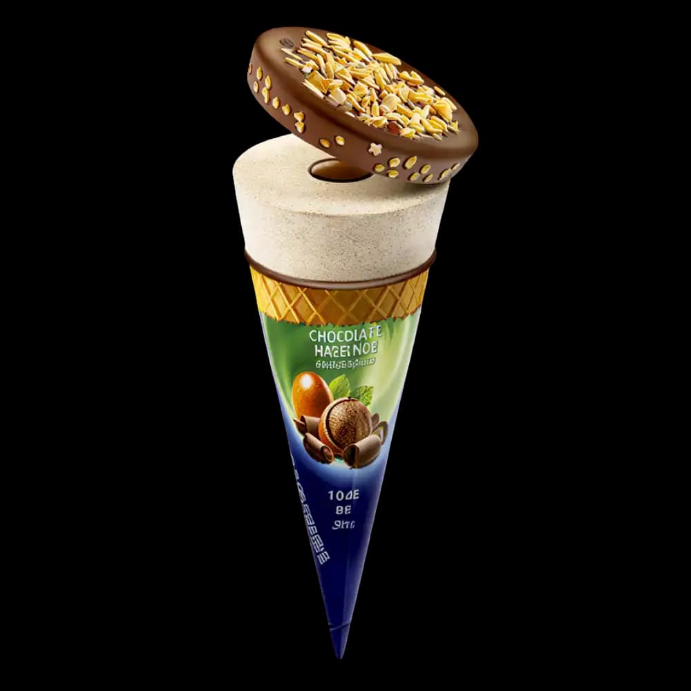 London Dairy Chocolate Hazelnut Cone, 110ml