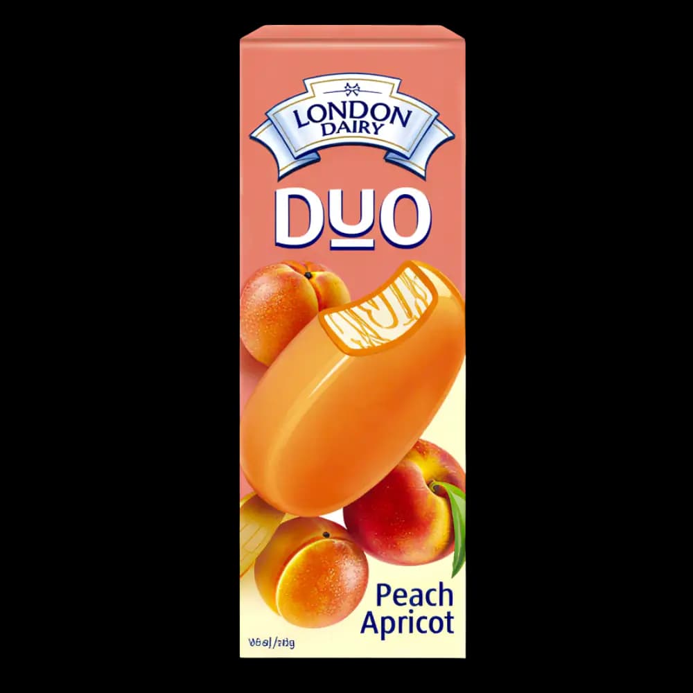 London Dairy Duo Peach-Apricot Sticks, 90ml